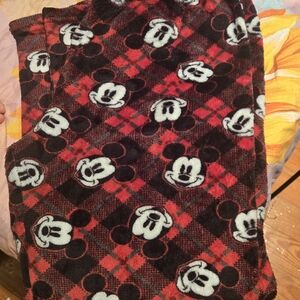 Disney Women's Red and Black Pajama Pants